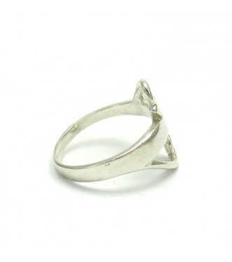 R000126 Stylish Plain Sterling Silver Ring Genuine Solid 925 Perfect Quality Empress